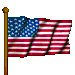 American Flag waving for Debt Consolidation